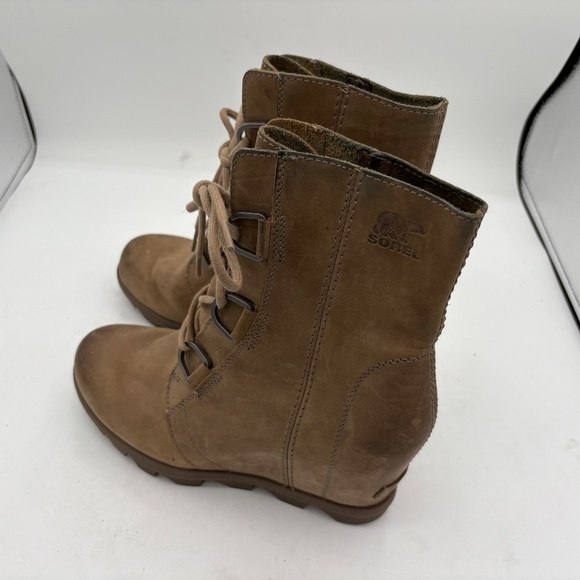 Sorel Joan of Arctic Wedge II Boots Brown Suede Lace Up Women's Size 8 Gorpcore - Picture 5 of 13